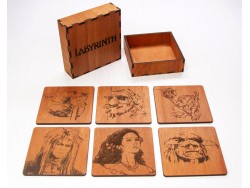 Labyrinth Inspired Coaster Set - 6