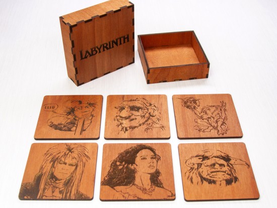 Labyrinth Inspired Coaster Set - 6 Labyrinth Inspired Coaster Set - 6