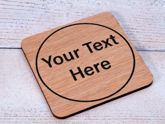 Personalised Laser Engraved Coasters Personalised Laser Engraved Coasters