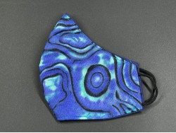 Handmade Reversable Facemask - Blue Pattern