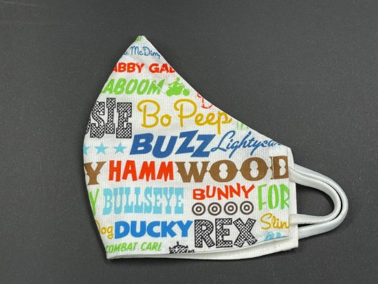 Handmade Reversable Facemask - Toy Story Charachter Handmade Reversable Facemask - Toy Story Charachter