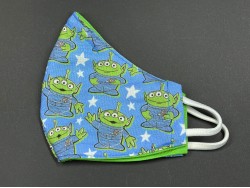 Handmade Reversable Facemask - Toy Story Alien