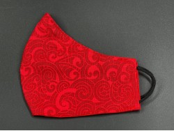 Handmade Reversable Facemask - Red