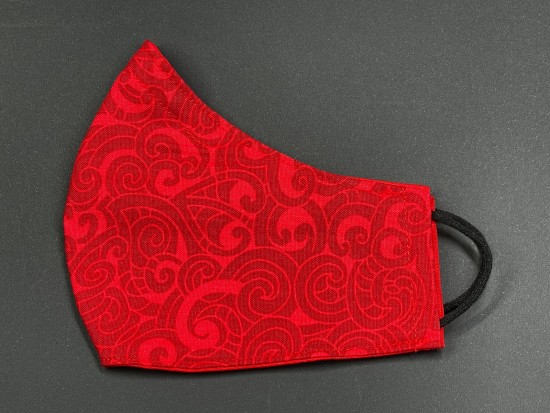 Handmade Reversable Facemask - Red Handmade Reversable Facemask - Red