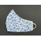 Handmade Reversable Facemask - Floral Blue
