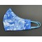 Handmade Reversable Facemask - Marble Blue
