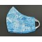 Handmade Reversable Facemask - Blue Hibiscus