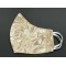 Handmade Reversable Facemask - Marble Caramel