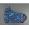 Handmade Reversable Facemask - Dark Blue Floral