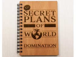 Notebook - My Secret Plans of World Domination