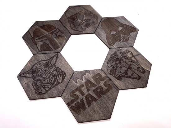 Star Wars Inspired Coaster Set